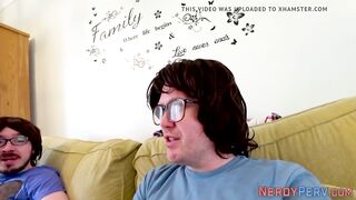 Leed bro penis worshipped and cums mouths