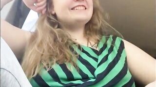 Great Natural Chubby Blonde starts into vehicle and gets Screwed