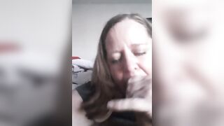 chick blowing my penis