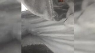 My huge uncut penis So soak and rough having fun on