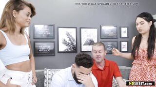 gets plowed by their huge cocked dads