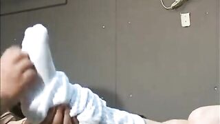 Japanese girls socks tickling
