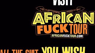 African GF loves getting her huge jugs and butt plowed