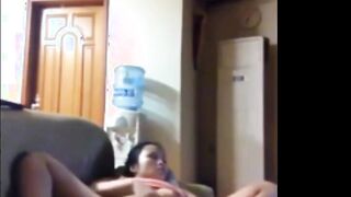 Filipina Luna Masturbates In Expats Home