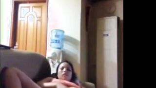Filipina Luna Masturbates In Expats Home