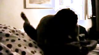 Spying black Stepsister fucking like crazy