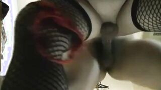 Asian Crossdresser Takes It From Behind