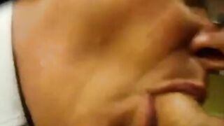 Daddy Blows it in the Stockroom - Amateur Old-Young Action