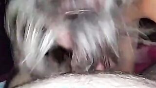 Messy Girl's Blowjob Surprise
