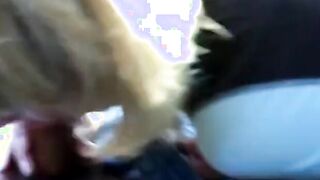 Russian Amateur Luda Sucks in the Car