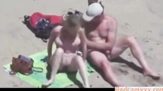 Sharing Wife On The Beach