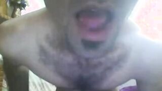 Arab Guy Strokes His Big Cock on Cam