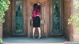 Tgirl Emma Roses first time with a woman