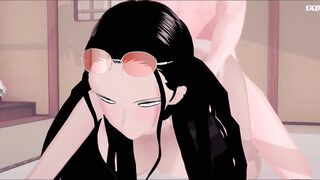 Нико Робин One piece хочет быть твоей сукой