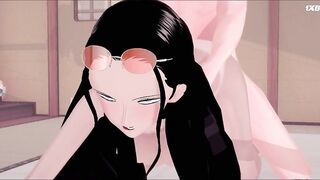 Нико Робин One piece хочет быть твоей сукой
