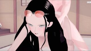 Нико Робин One piece хочет быть твоей сукой