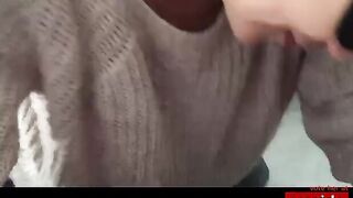 Submissive Amateur Asian Gives Blowjob