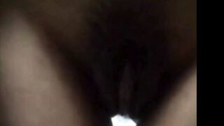 Playing With My Hairy Pussy While Stepbro Watches