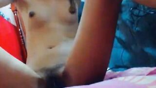 Filipina Fucks Coke Bottle on Webcam