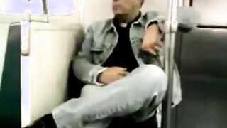 Public Wankers Caught in the Subway