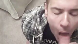 Twink Amateur Swallows a Big Cock's Load