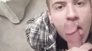 Twink Amateur Swallows a Big Cock's Load