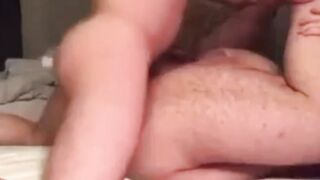 Fat Bear Gets Bred by Bareback Amateur