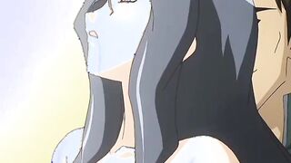 Busty babe with amazing legs gets smashed