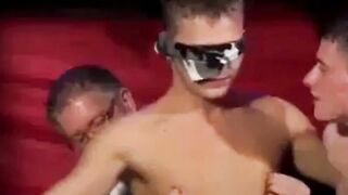 Twink Handjob and BDSM for Two Amateur Guys