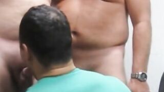 Married Bears Bareback in the Office