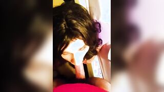 Sucking Cock in a Crossdresser Fantasy