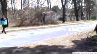 Young Amateur Couple Fucking Outside In The Woods