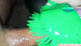 Using My Inexpensive Homemade Toys