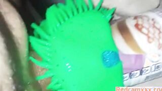 Using My Inexpensive Homemade Toys
