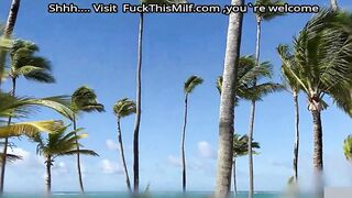 Redhead Slut Sucked and Fucked by a Stranger in a Hotel at a Seaside Resort
