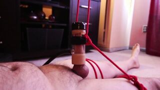Toy Machine Milks Man Dry with Ruined Orgasms