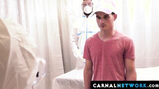 Smooth twink Mark Winters gives stepdad a bareback fuck and a trip he will never forg
