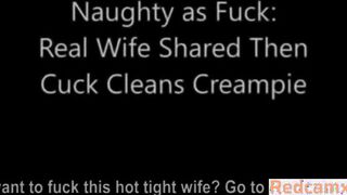Amateur Threesome Caught By His Wife Who Gets Fucked Hard