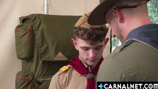Canyon Cole and Jordan Starrs tent fuck sesh