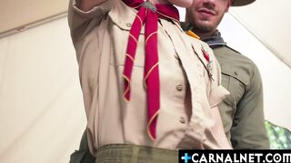 Canyon Cole and Jordan Starrs tent fuck sesh