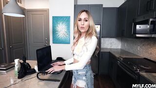 Stepmom use her holes to keep me silent