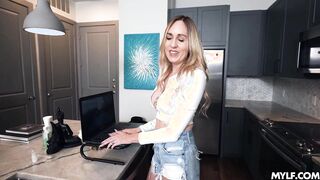 Stepmom use her holes to keep me silent