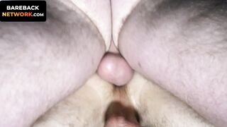 Brogan Reed spread his meaty cheeks apart and give Mike access to his smooth ass and