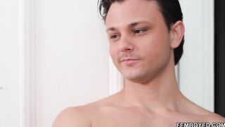 A black femboy, Shea Parker w white panties!