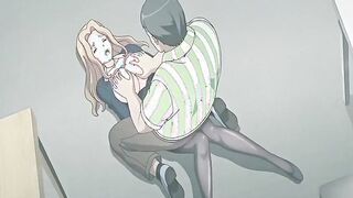Splendid college babe intense sex