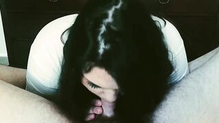 Sucking Him Off Until He Explodes in My Mouth