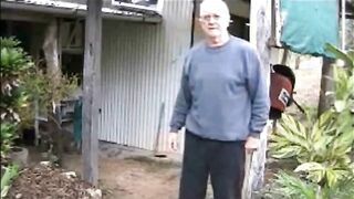 Outdoor Aussie Daddy Anal