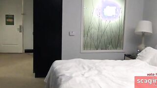 Old Man and Young Escort's Passionate Hotel Encounter