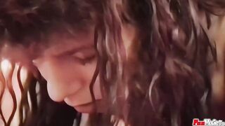 Slutty dark haired gets dicked