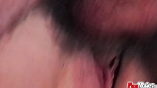 Amateur bitch fucking inside the kitchen